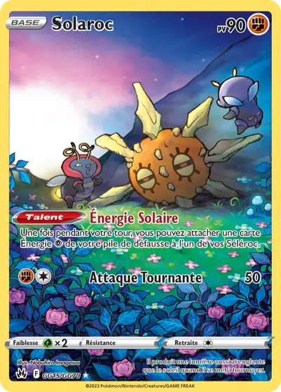 Image de la carte Pokemon Solaroc GG15/159