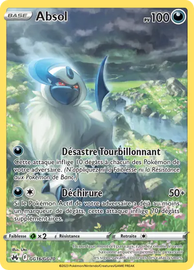 Image de la carte Pokemon Absol GG16/159