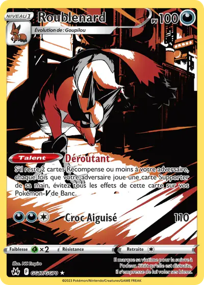 Image de la carte Pokemon Roublenard GG17/159