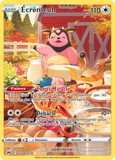Image de la carte Pokemon Écrémeuh GG24/159