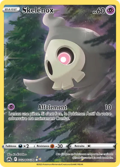 Image de la carte Pokemon Skelénox GG28/159