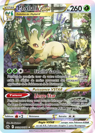 Image de la carte Pokemon Phyllali VSTAR GG35/159
