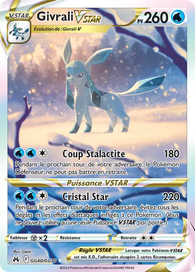 Image de la carte Pokemon Givrali VSTAR GG40/159