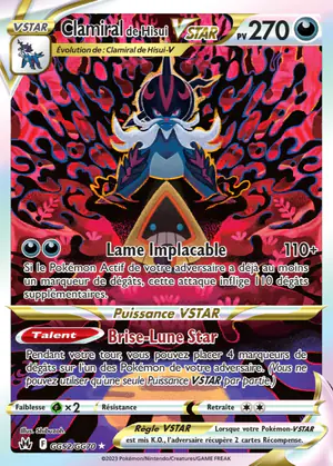 Clamiral de Hisui VSTAR GG52/GG70