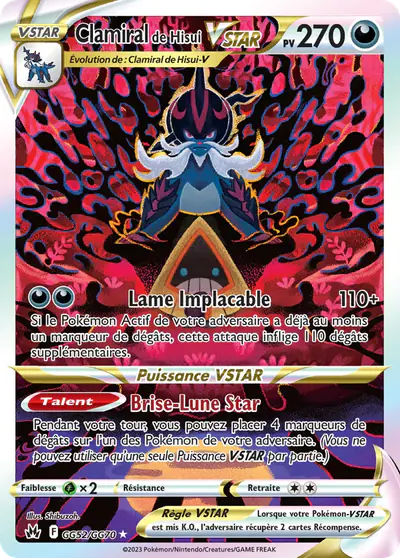 Image de la carte Pokemon Clamiral de Hisui VSTAR GG52/159