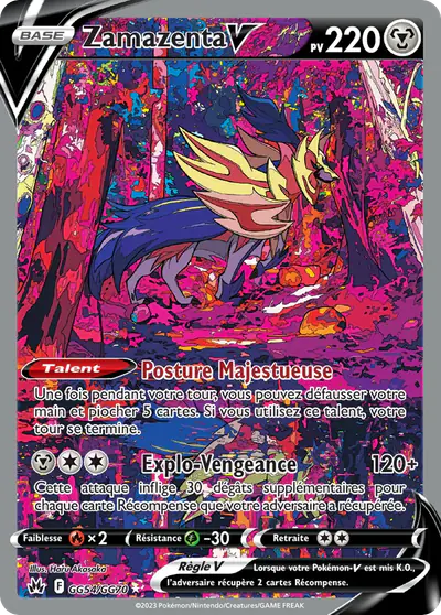 Image de la carte Pokemon Zamazenta V GG54/159