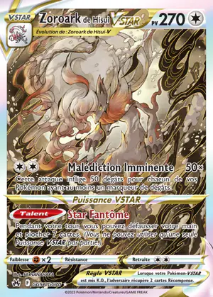 Zoroark de Hisui VSTAR GG56/GG70