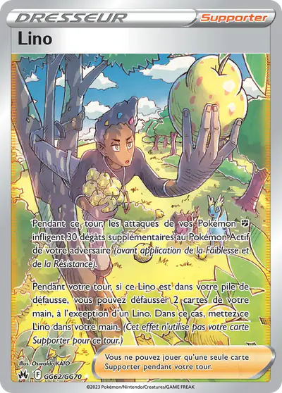 Image de la carte Pokemon Lino GG62/159