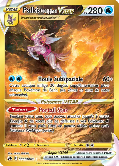 Image de la carte Pokemon Palkia Originel VSTAR GG67/159