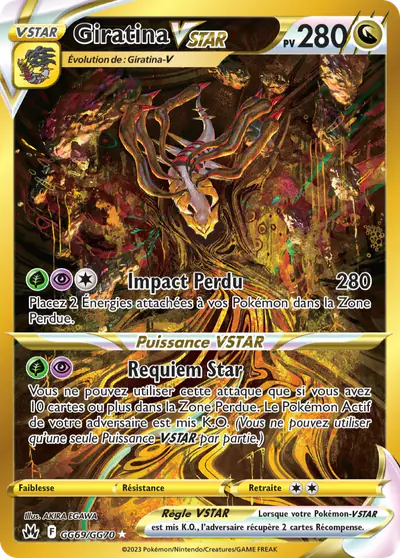 Image de la carte Pokemon Giratina VSTAR GG69/159