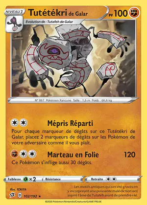 Tut&eacute;t&eacute;kri de Galar 102/192