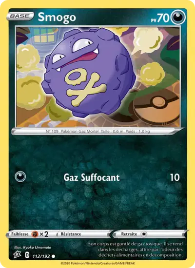 Image de la carte Pokemon Smogo 112/192