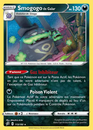 Smogogo de Galar 113/192