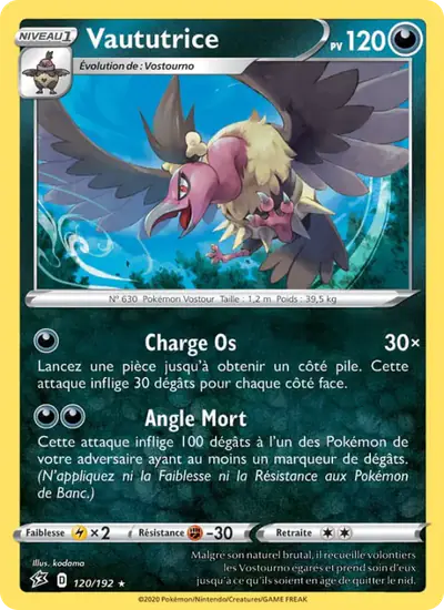 Image de la carte Pokemon Vaututrice 120/192