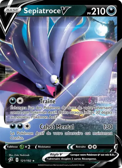 Image de la carte Pokemon Sepiatroce V 121/192