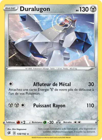 Image de la carte Pokemon Duralugon 138/192