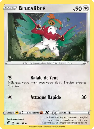 Image de la carte Pokemon Brutalibré 148/192