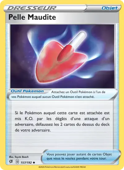 Image de la carte Pokemon Pelle Maudite 157/192