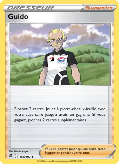 Image de la carte Pokemon Guido 158/192