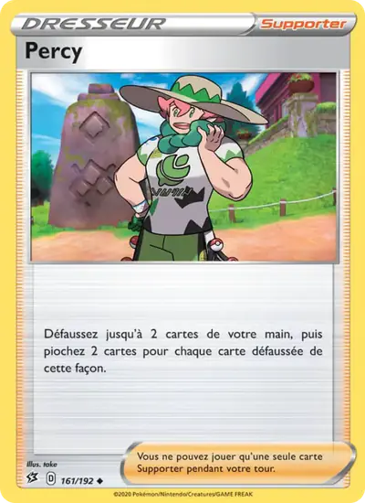 Image de la carte Pokemon Percy 161/192