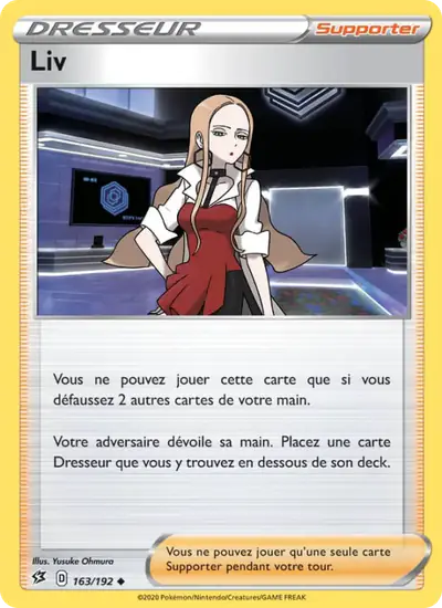 Image de la carte Pokemon Liv 163/192