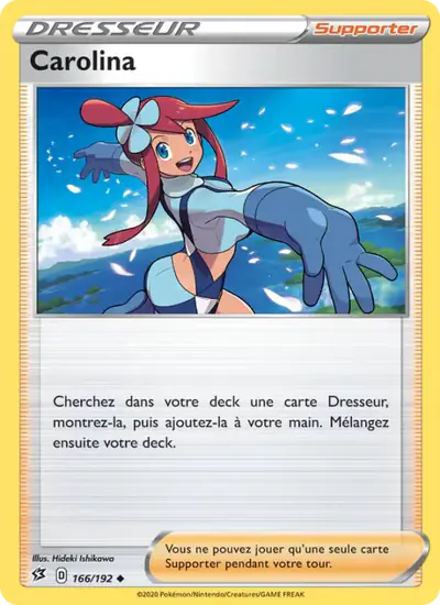 Image de la carte Pokemon Carolina 166/192