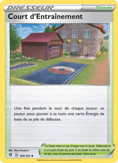 Image de la carte Pokemon Court d'Entraînement 169/192
