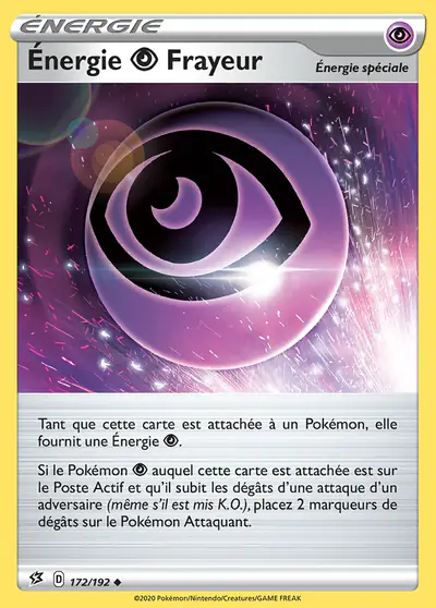 Image de la carte Pokemon Énergie {P} Frayeur 172/192