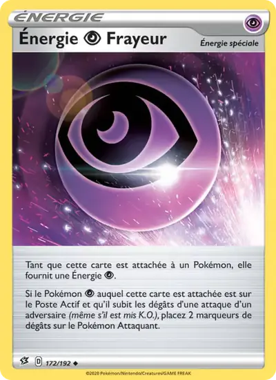 Image de la carte Pokemon Énergie Psy Frayeur 172/192