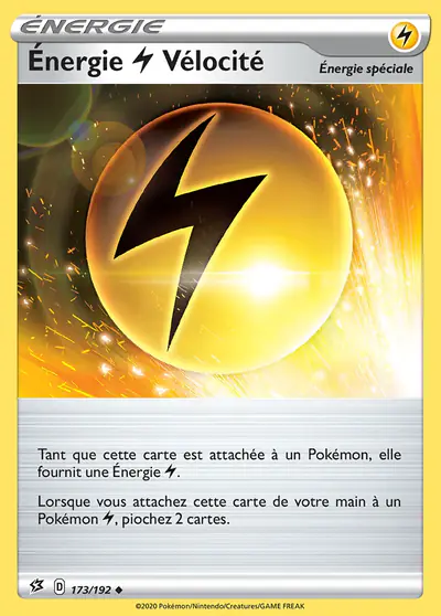 Image de la carte Pokemon Énergie {L} Vélocité 173/192