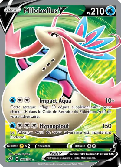 Image de la carte Pokemon Milobellus V 179/192