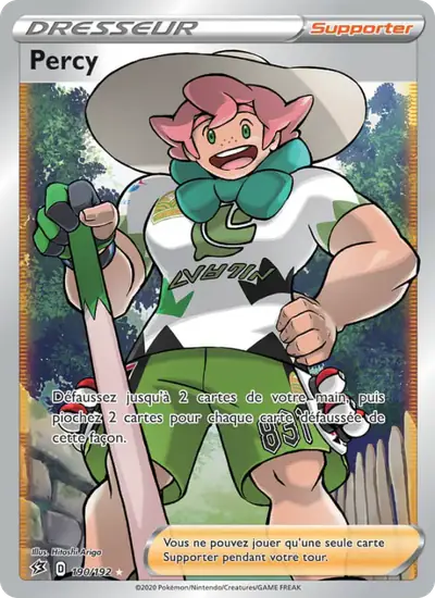 Image de la carte Pokemon Percy 190/192