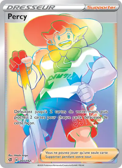 Image de la carte Pokemon Percy 201/192