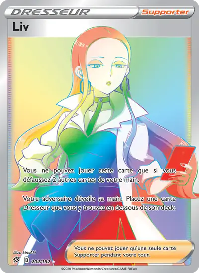 Image de la carte Pokemon Liv 202/192