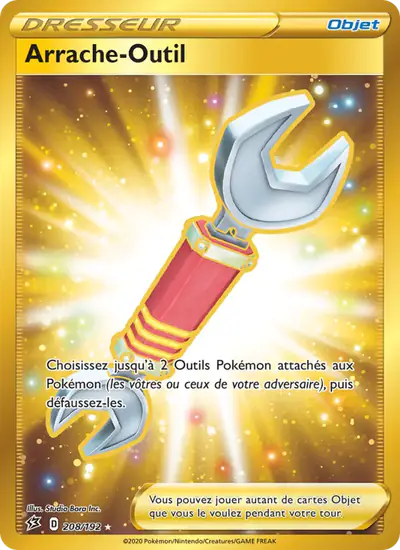Image de la carte Pokemon Arrache-Outil 208/192