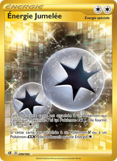 Image de la carte Pokemon Énergie Jumelée 209/192