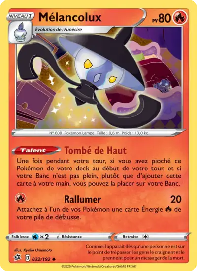 Image de la carte Pokemon Mélancolux 032/192