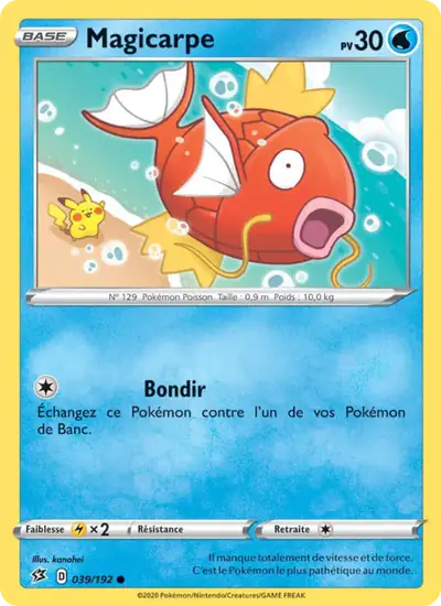 Image de la carte Pokemon Magicarpe 039/192