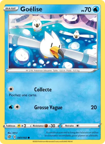 Image de la carte Pokemon Goélise 041/192