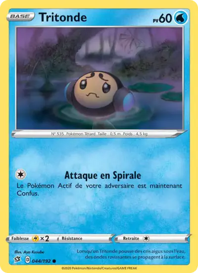 Image de la carte Pokemon Tritonde 044/192