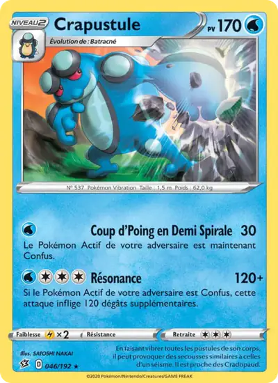 Image de la carte Pokemon Crapustule 046/192