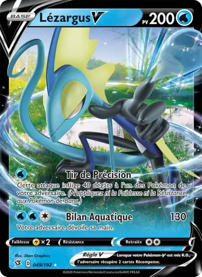 Image de la carte Pokemon Lézargus V 049/192