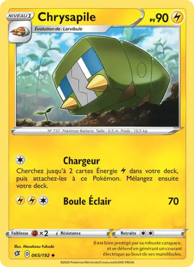 Image de la carte Pokemon Chrysapile 065/192