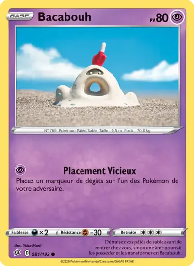 Image de la carte Pokemon Bacabouh 081/192