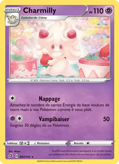 Image de la carte Pokemon Charmilly 087/192