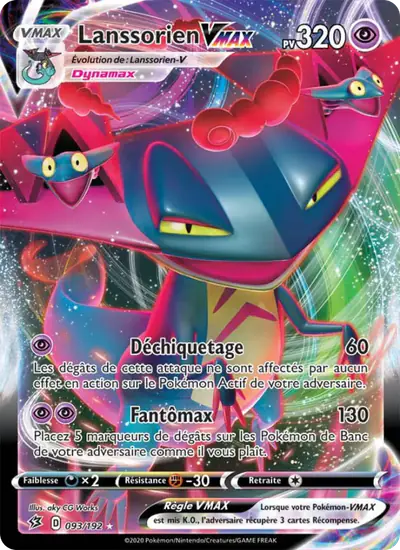 Image de la carte Pokemon Lanssorien VMAX 093/192