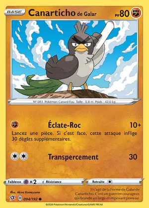 Canarticho de Galar 094/192