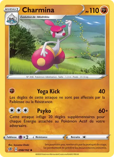 Image de la carte Pokemon Charmina 098/192