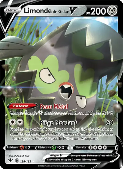 Image de la carte Pokemon Limonde de Galar V 128/189