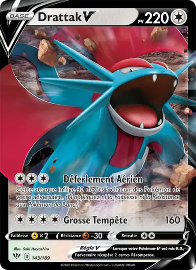 Image de la carte Pokemon Drattak V 143/189